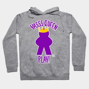 Yas Queen Play Funny Board Game Design Hoodie